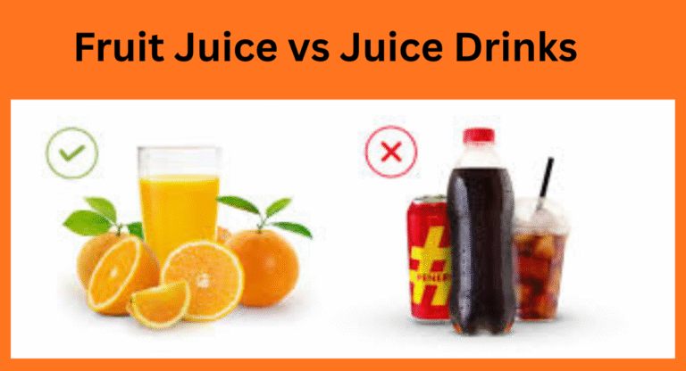 100% Fruit Juice vs Juice Drink